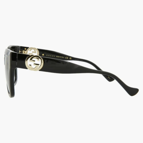 Occhiali da sole Gucci Square Rectangle Black/Black/Grey (GG1023S-30011717-001)