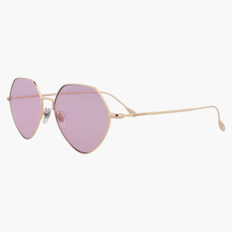 Sluneční brýle Gucci Square Gold/Gold/Pink (GG1182S-30013461-004)
