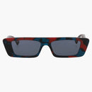 Sluneční brýle Gucci Square Havana/Havana/Blue (GG1331S-30013890-007)