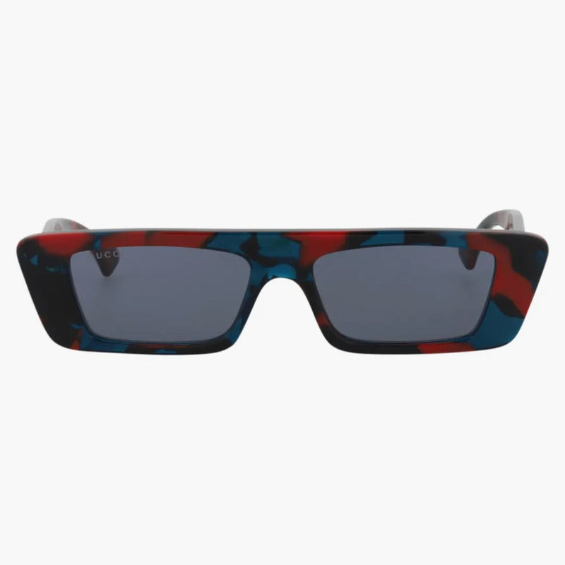Gucci Square Rectangle Sunglasses Havana/Havana/Blue (GG1331S-30013890-007)