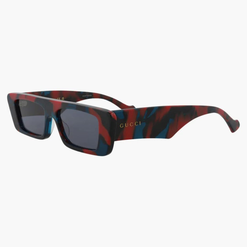 Gucci Square Rectangle Sunglasses Havana/Havana/Blue (GG1331S-30013890-007)