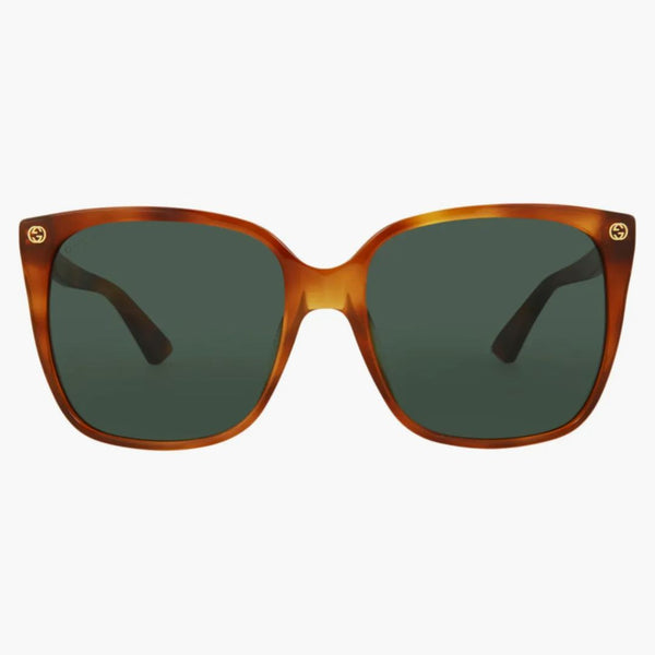 Occhiali da sole Gucci Square Rectangle Havana/Havana/Green (GG0022S-30000969-002)