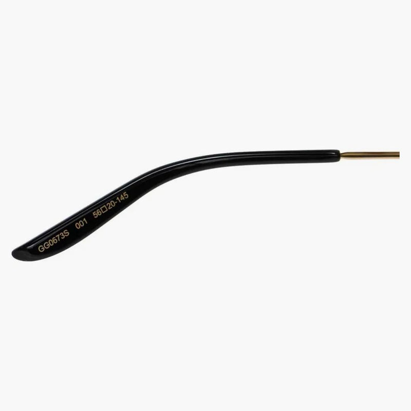 Gucci Square Sunglasses Black (GCC-0673S-001-56)