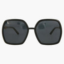 Gucci Square Sunglasses Black/Black/Gray (GG0890SA-30011146-001)