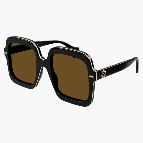 Gucci Square Solglasögon svart (GG1241S-001-FRI)