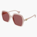 Gucci Square Sunglasses Pink (GG1072SA-004-56)