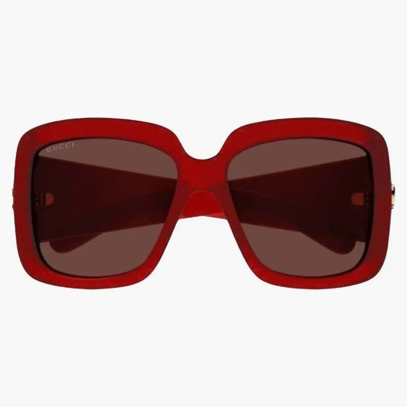 Gucci Square Solglasögon Red (GG1402S-003-FRI)