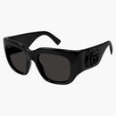 Gucci Square Sunglasses Shiny Black/Gray (GG1545S-001)