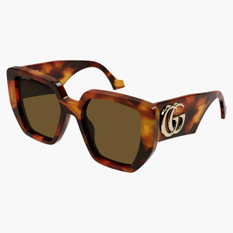 Gucci Square Sunglasses Tortish (GG0956S-007-Fri)