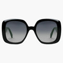 Gucci Square Sunglasses with Web Black (623884 J1691 1013)