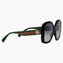 Gucci Square Sunglasses with Web Black (623884 J1691 1013)