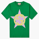 Gucci Star Interlocking GG T-Shirt Green