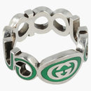 Gucci Sterling Silver Interlocking G Ring Silver