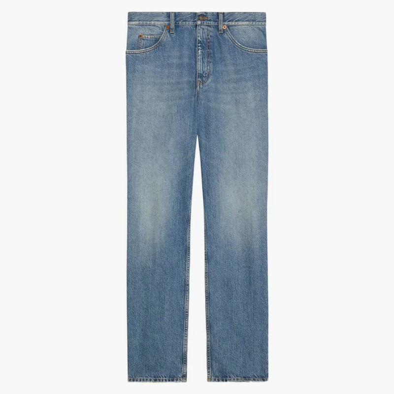 Gucci Straight Leg Denim Pant Blue