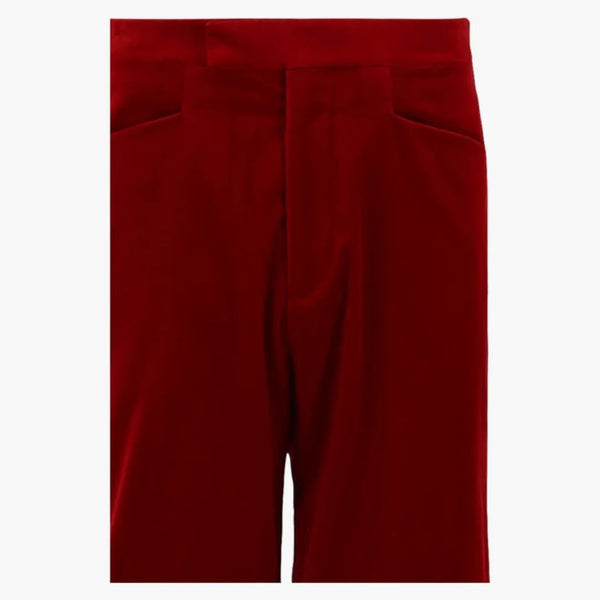 Gucci Stretch Velvet Shorts Red