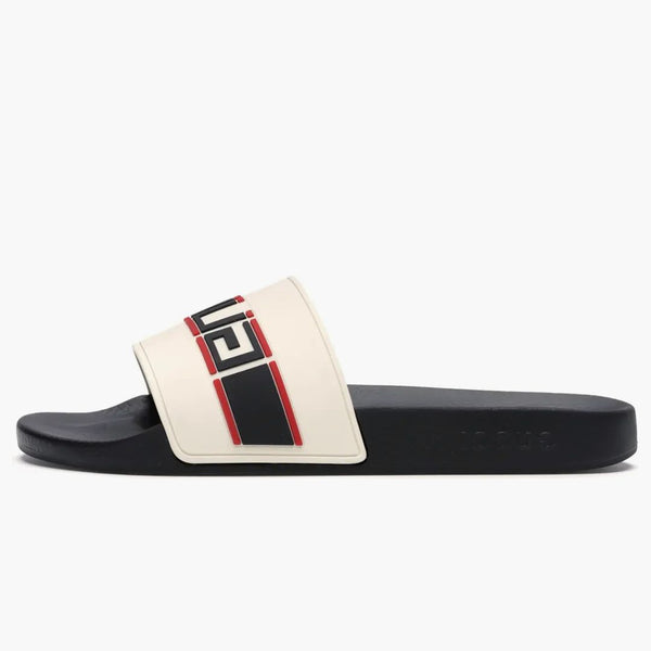 Gucci Stripe Slide White