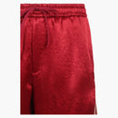 Gucci Striped Silk Bermuda šortky živě červené