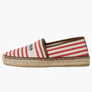 Gucci Striped Star Espadrille Red White