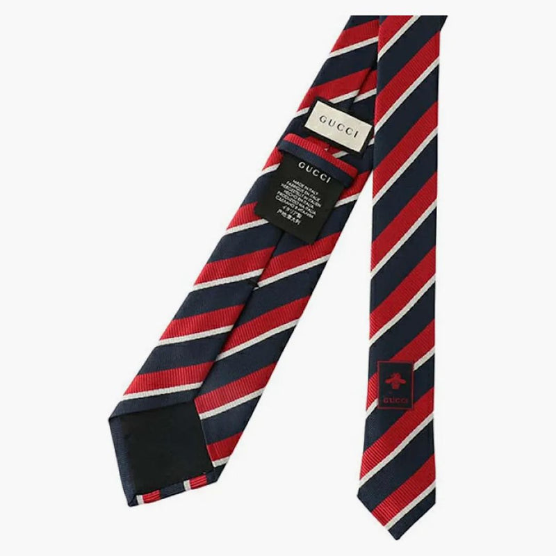 Gucci Striped Tie Navy/Red/White