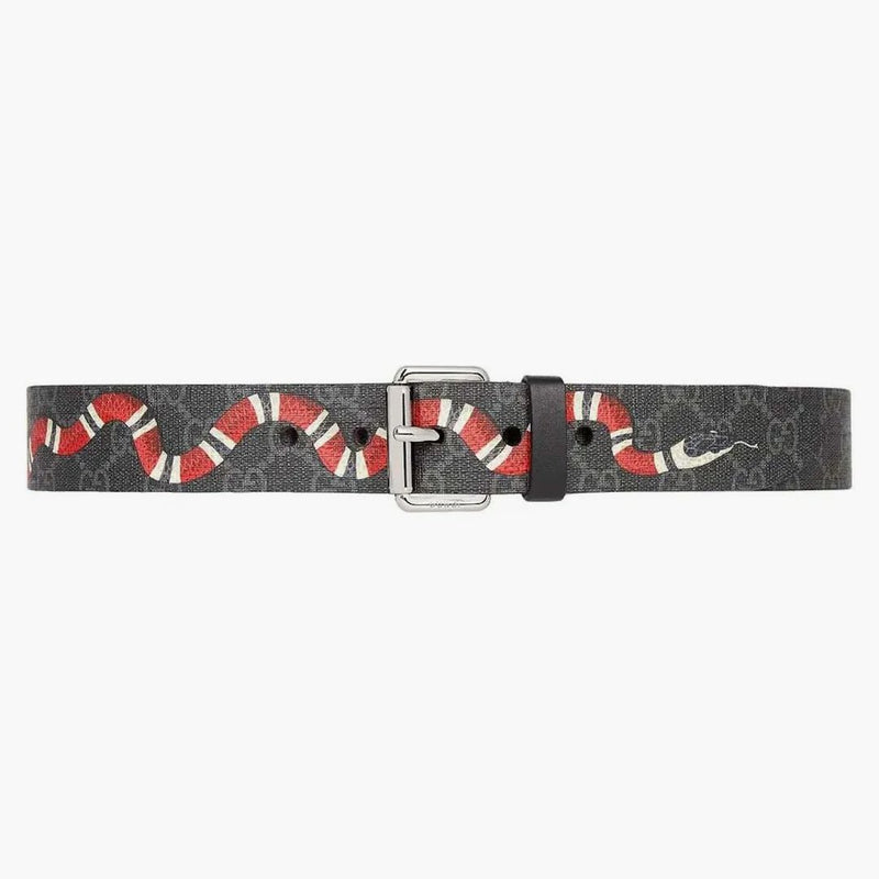 Gucci Supreme Kingsnake Belt Black