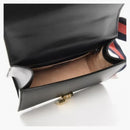 Gucci Sylvie Shoulder Gg Web Stripe Mini Black/red/green