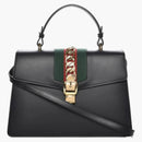 Gucci Sylvie Top Handle Medium Black