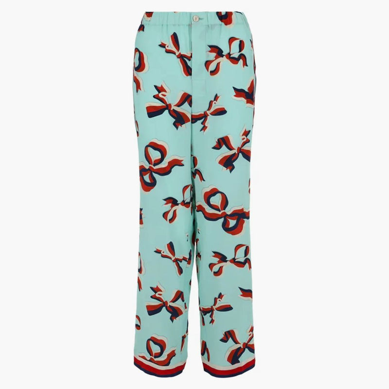 Gucci Sylvie Webové kalhoty tmavě modrá