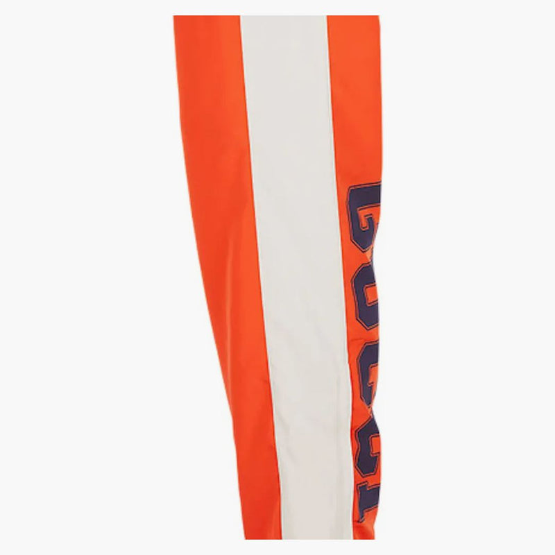 Gucci Tape Detail Tract Pants Orange