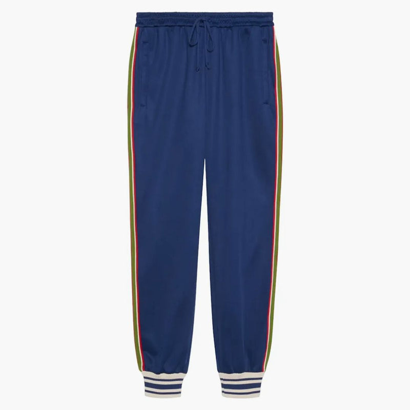 Gucci Technical Jersey Jogging Pant Blue