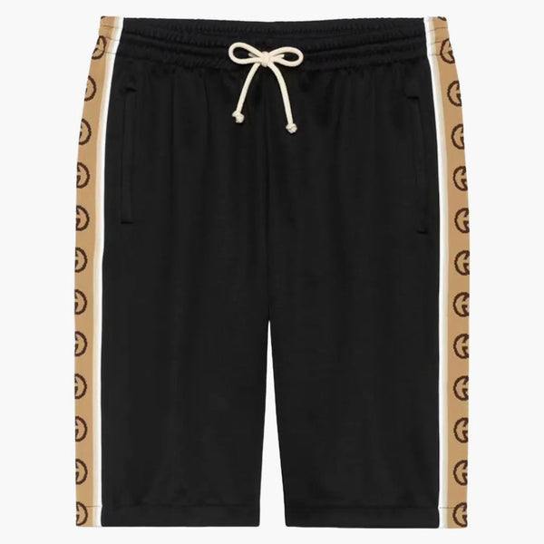 Gucci Technical Jersey Shorts Black