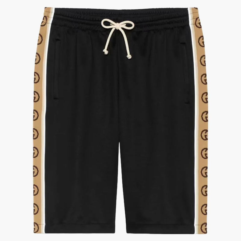Gucci Technical Jersey Shorts Black