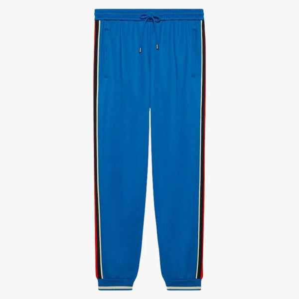 Gucci Technical Jersey Trackpants Blue
