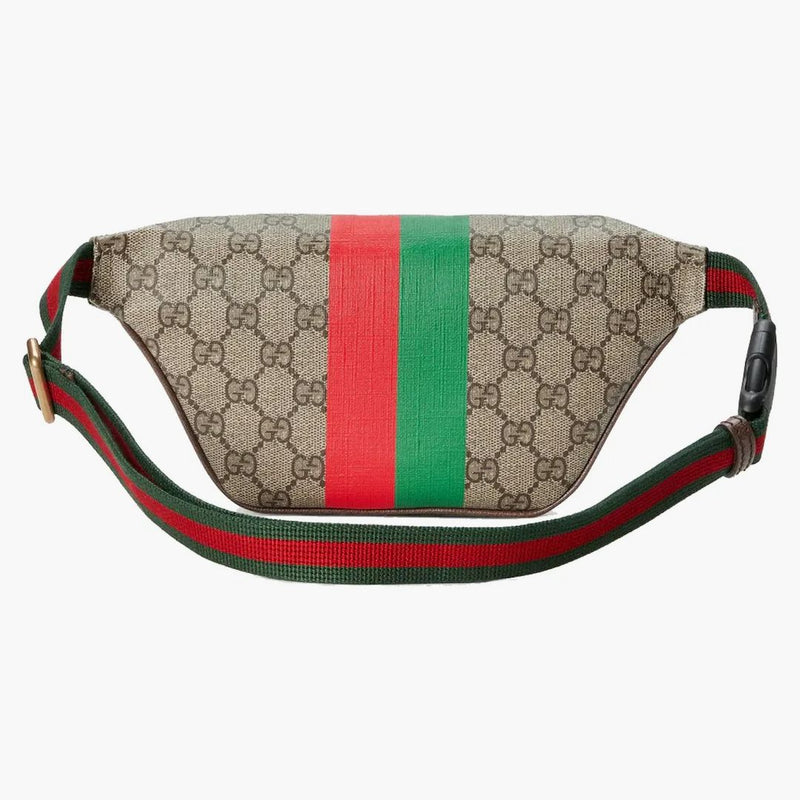 Gucci Tiger Gg Belt Bag Beige/ebony