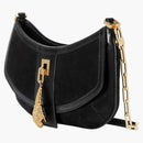 Gucci Cabeza de tigre Bolso de hombro pequeño negro