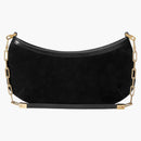 Gucci Cabeza de tigre Bolso de hombro pequeño negro