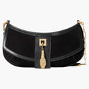 Gucci Cabeza de tigre Bolso de hombro pequeño negro