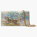 Gucci Tiger Horsebit 1955 billetera de blanco