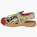 Gucci Tinsel Sports Sandal Black Gold Red