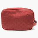 Gucci Toiletry Bag Nylon Red