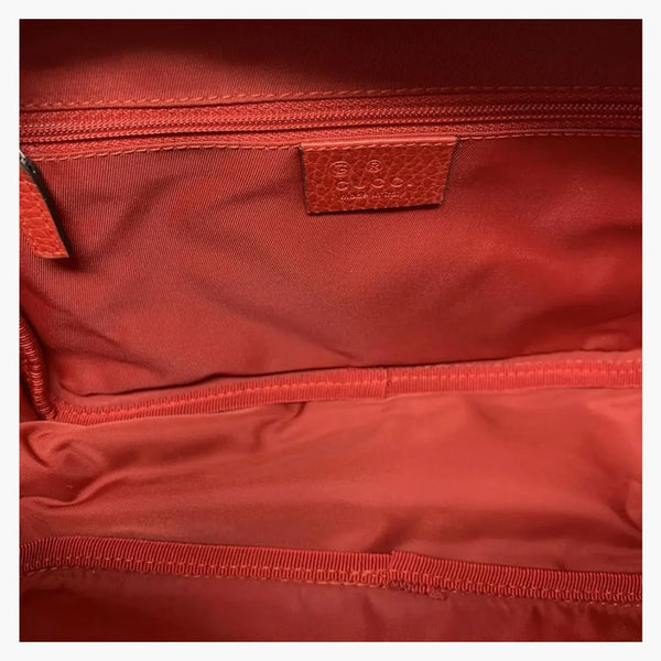 Gucci Toiletry Bag Nylon Red
