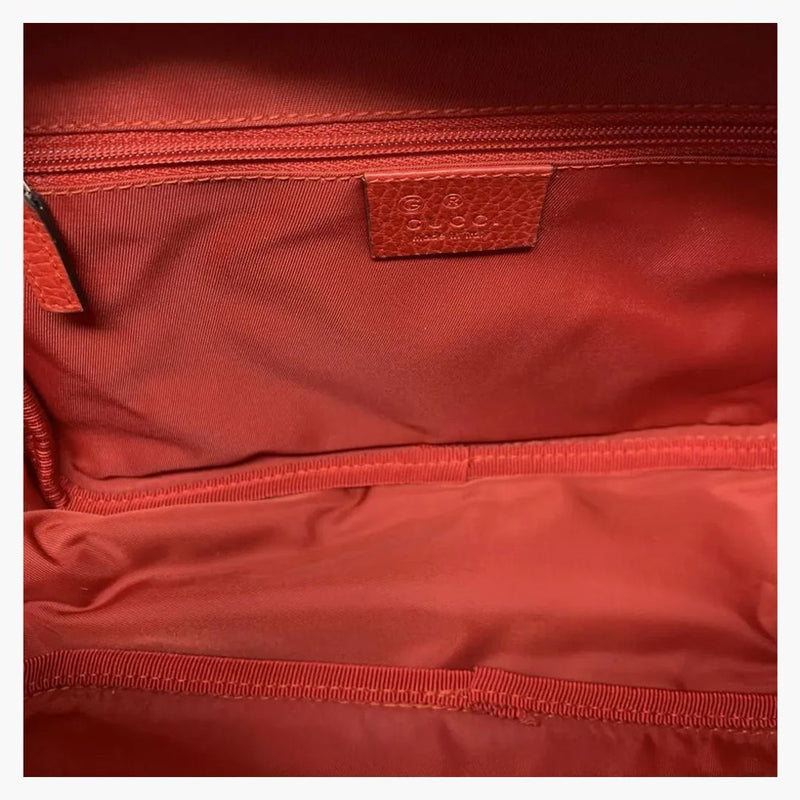Gucci Toiletry Bag Nylon Red