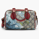 Gucci Top Handle Bag Blue Blooms Mini Beige/ebony