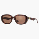 Gucci Tortoise Square Strama occhiali da sole Havana/Brown (GG1535S-002-FRI)