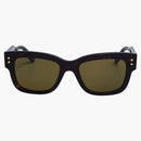 Gucci Tortoise Square Frame Solglasögon Havanna/Green (GG1217S-002-FRI)
