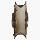 Borsa morta Gucci con jumbo gg camel/ebano