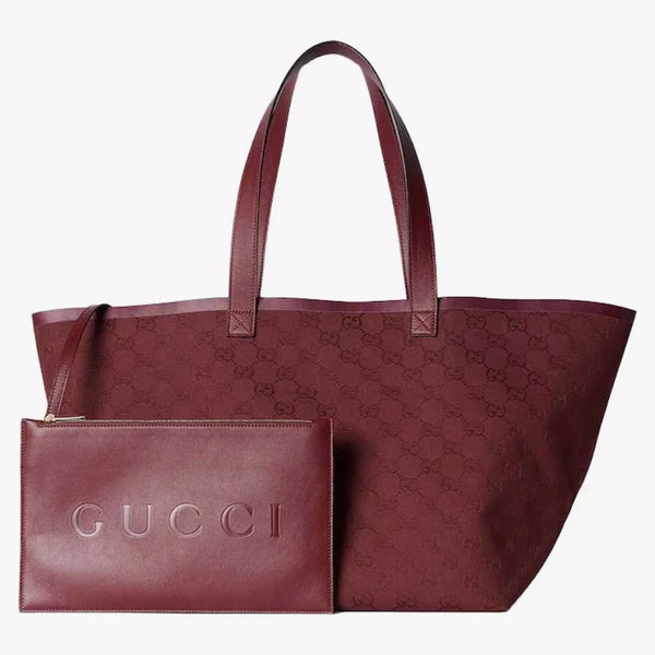 Gucci Totissima Střední mrtvá taška Rosso Ancora Red