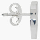 Pendientes de tachuelas de corazón de Gucci Silver