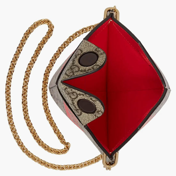Gucci Valentine's Day Heart Bag Small GG Supreme Beige/Ebony
