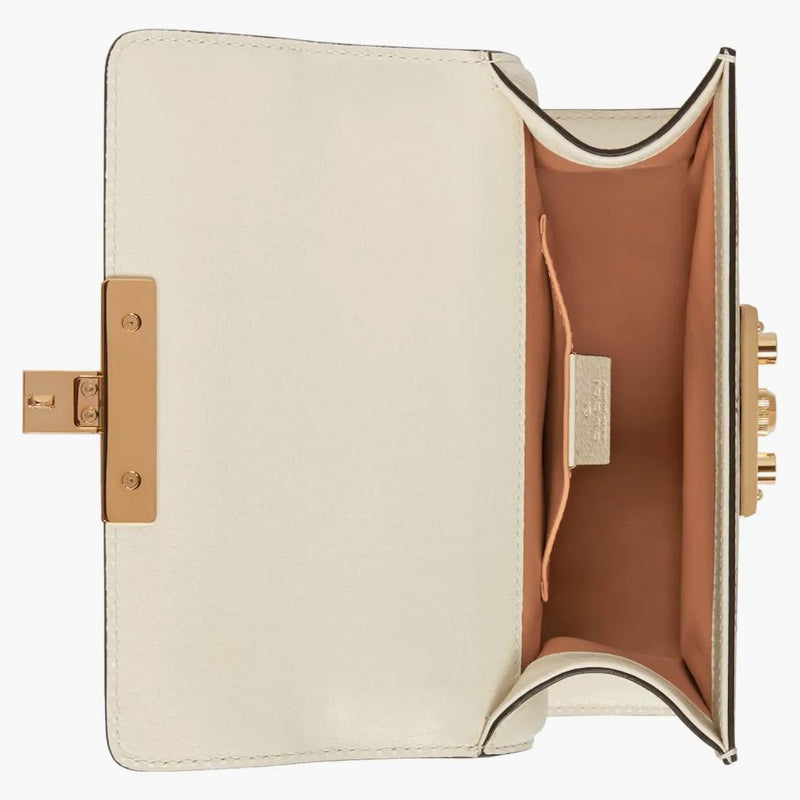 Gucci Valentine's Day Padlock Bag Small White
