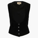 Gucci Velvet Vest Black